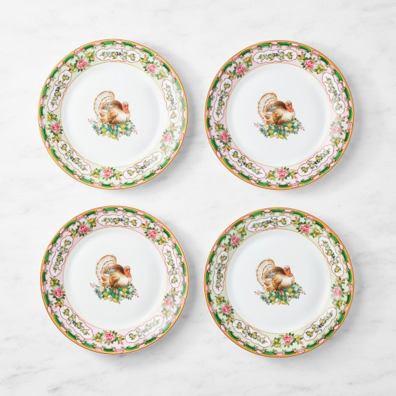 Famille Rose Turkey Salad Plates | Williams-Sonoma