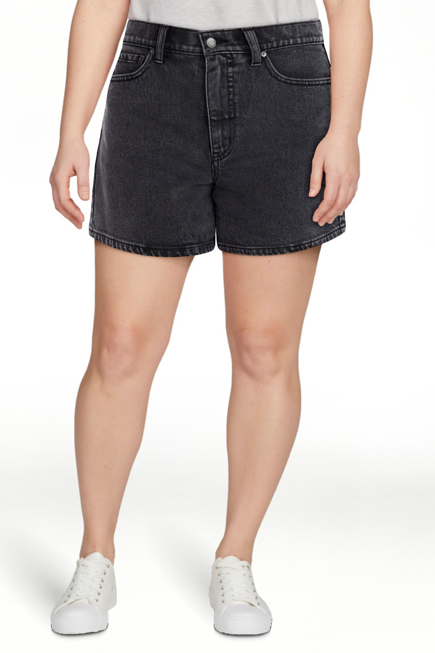Time and Tru Women's High Rise Denim Shorts, 5" Inseam, Sizes 0-20 | Walmart (US)