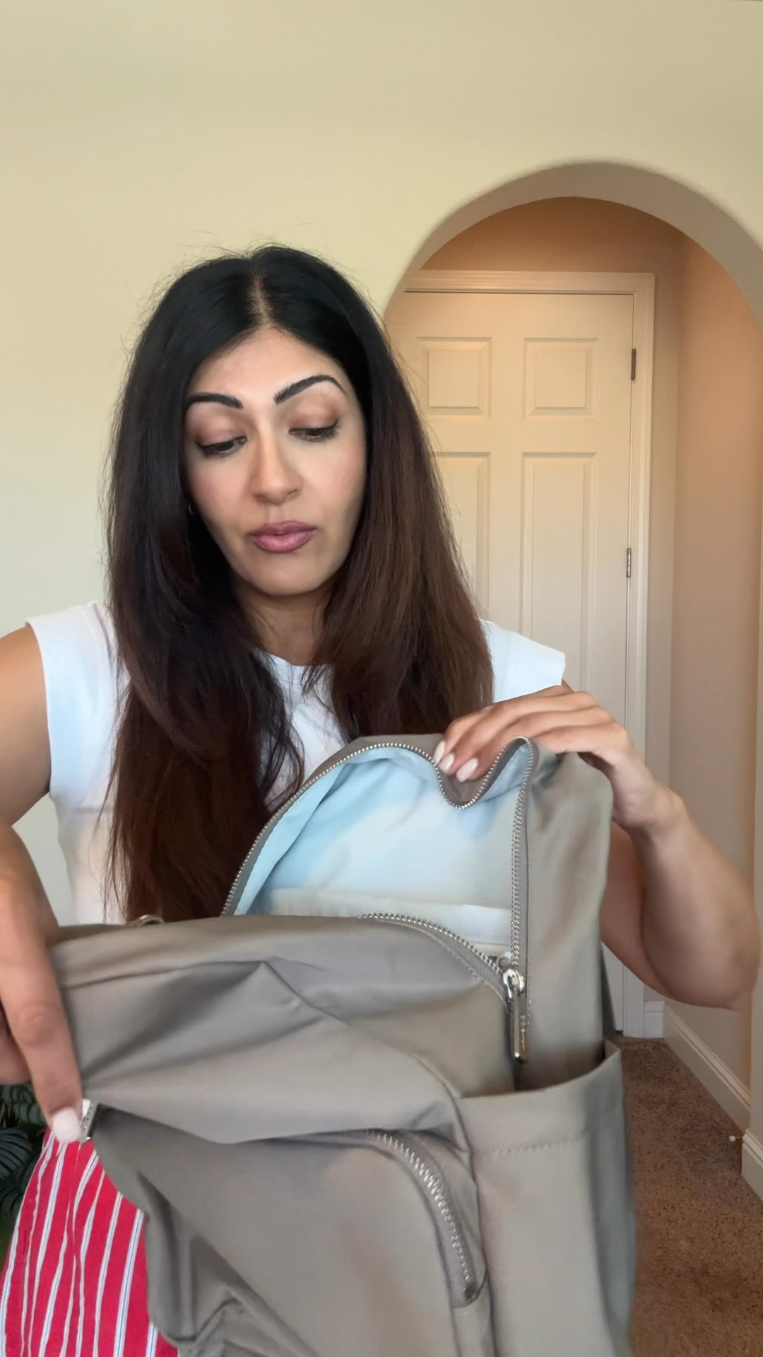 Mini backpack is perfect for hiking, amusement parks or general running around town with the kids. Mini backpack holds a lot…even a laptop 

#lululemon 

#LTKActive #LTKTravel #LTKFamily