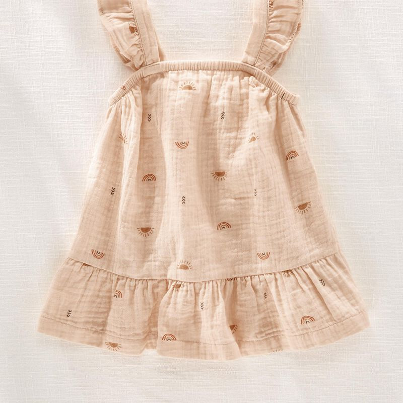Baby Hilary Duff Rays And Rainbows Crinkle Gauze Dress | Carter's