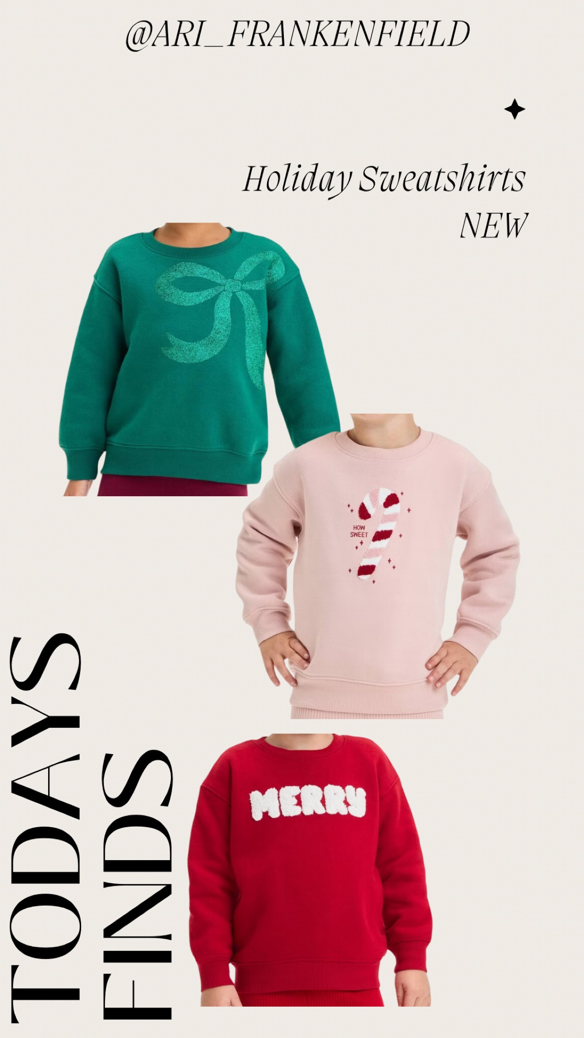 The cutest $10 holiday sweatshirts!