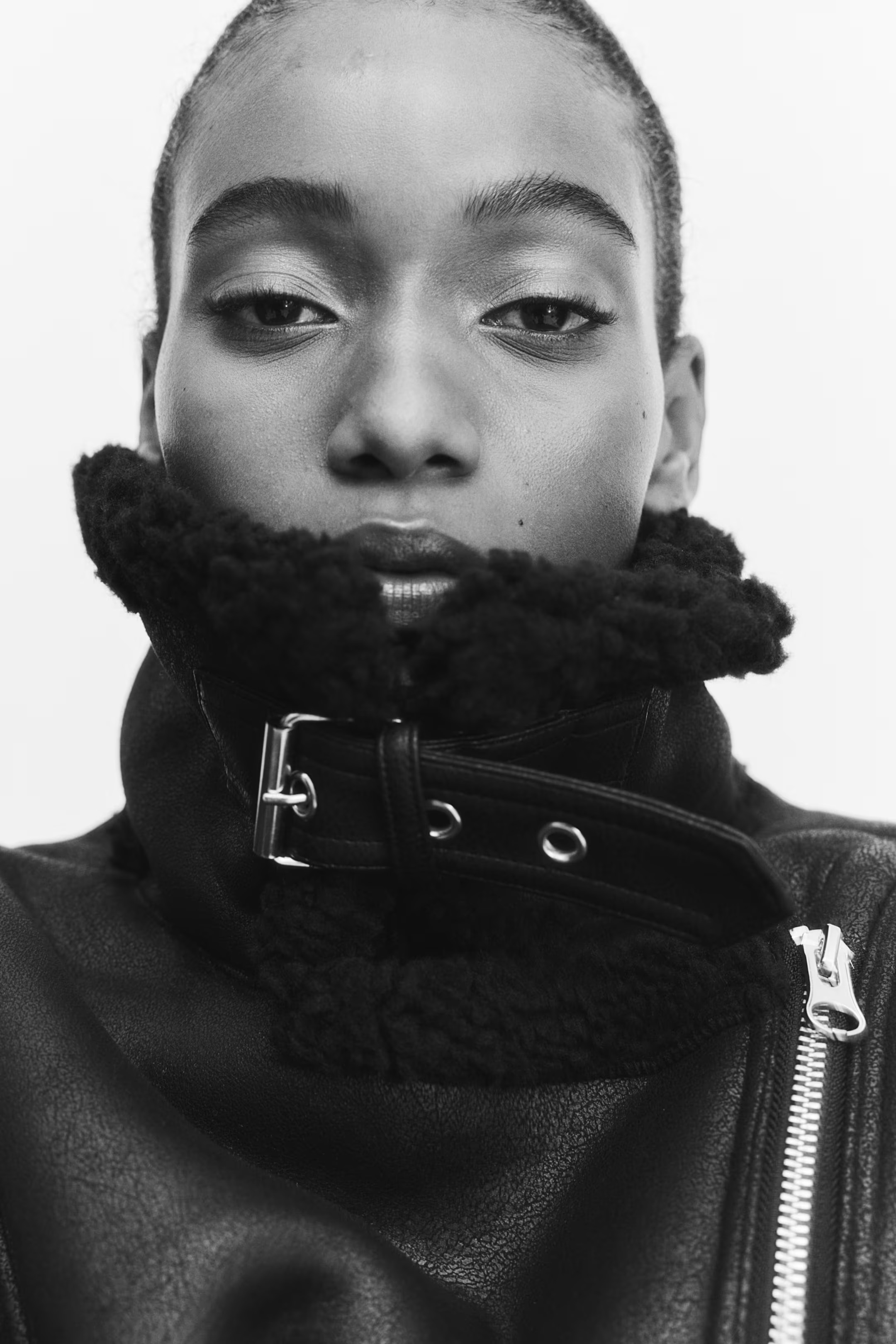 Oversized Teddy-fleece-lined Jacket | H&M (US + CA)