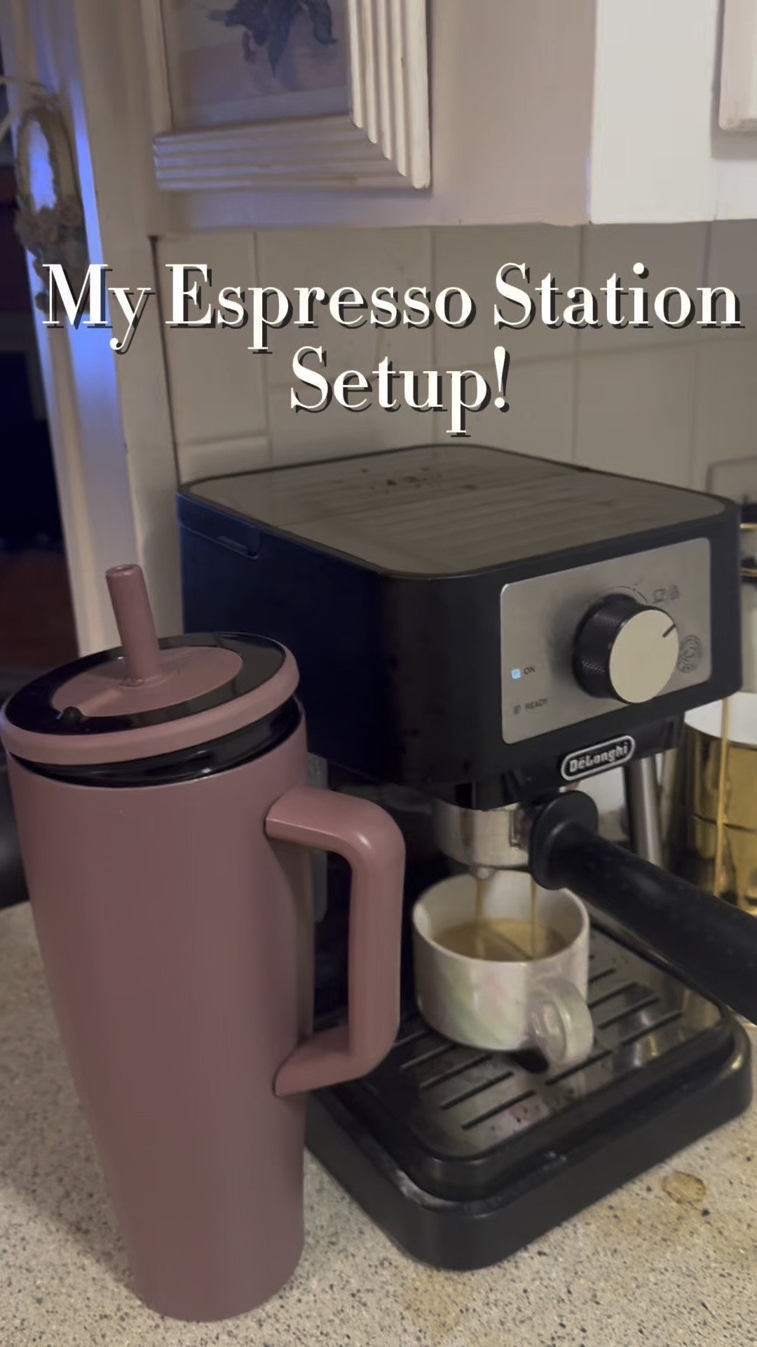 The sound of this espresso machine mixed with the smell of fresh ground espresso beans is HEAVEN! This espresso machine is such a good deal! Check out these products linked in this video! 
#coffeestation #coffeeaesthetic #tiredteacher 

#LTKMostLoved #LTKHome #LTKFindsUnder100