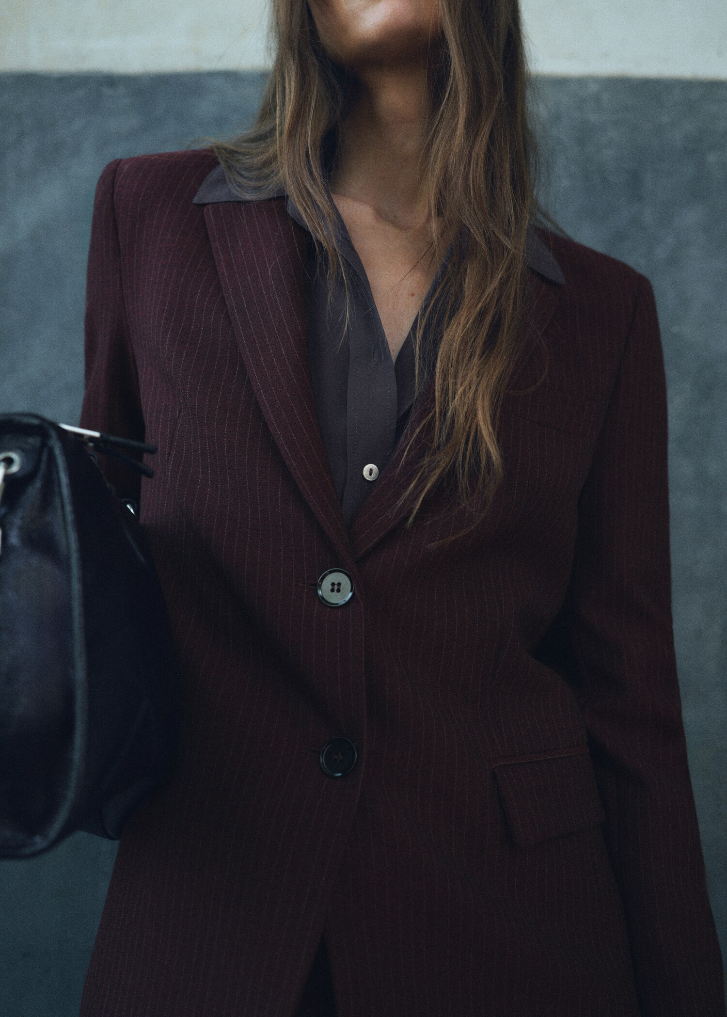 Pinstripe suit jacket | Mango (US/MX/AU)