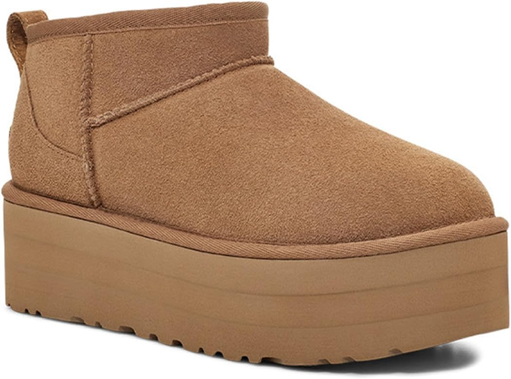 xhuoqdk Women platform boots, warm plush boots, vintage mini cute indoor and outdoor slippers，W... | Amazon (US)