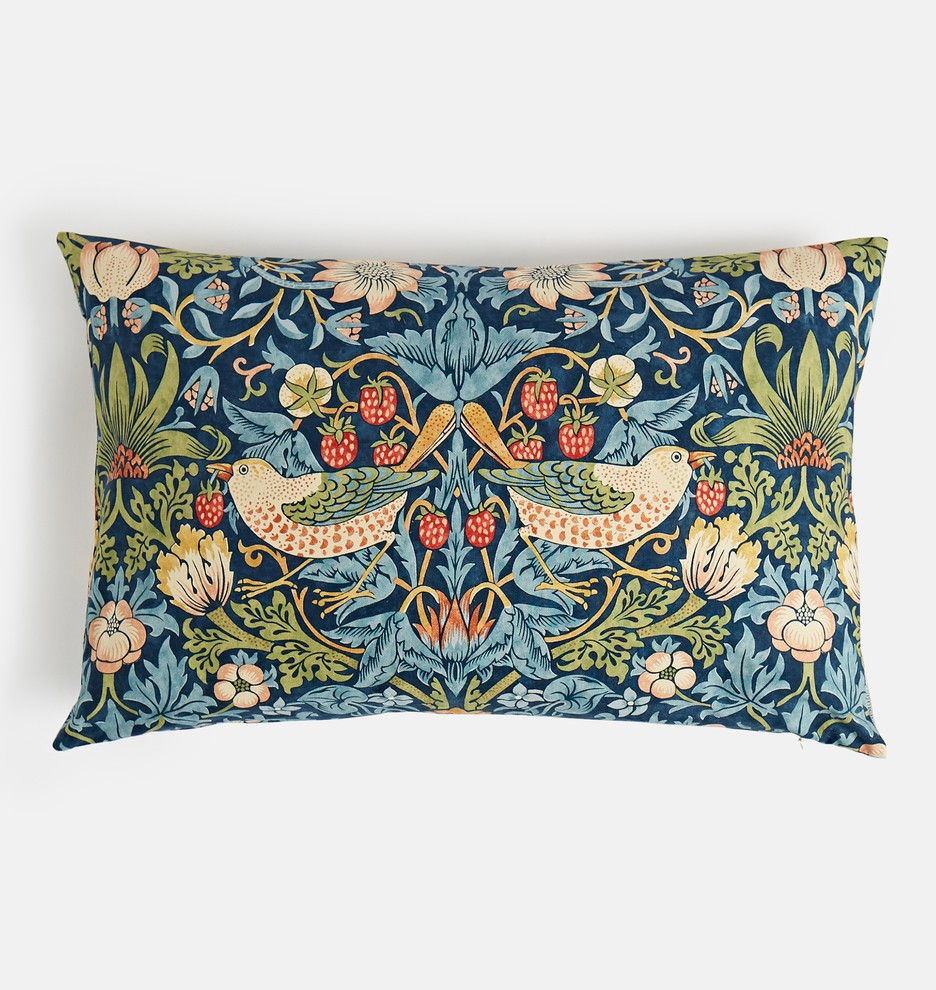 William Morris Strawberry Thief Pillow Cover | Rejuvenation