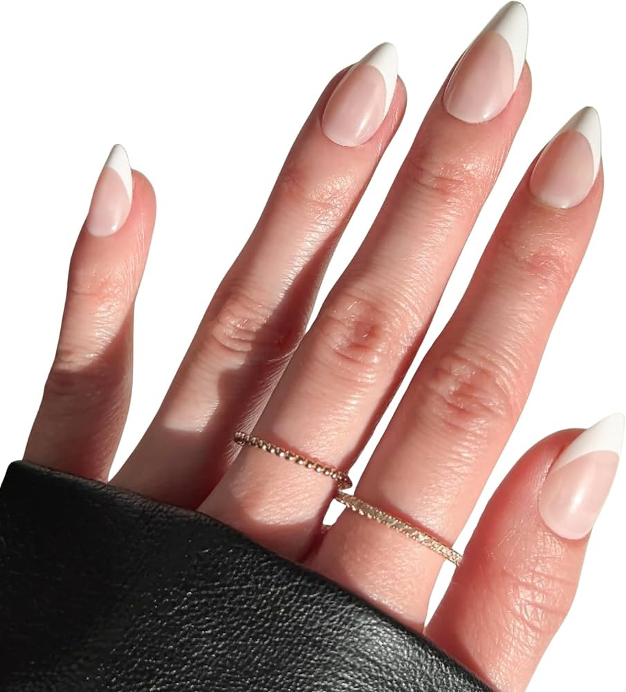 PaintLab Press-On Nails Manicure Kit, Tres Jolie Almond, 24-Piece Set, Long-Lasting Fake Nails wi... | Amazon (US)