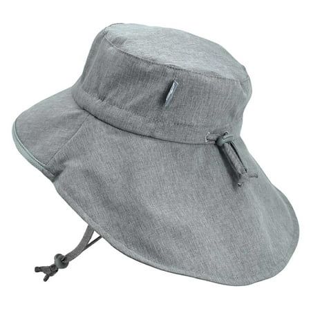 Jan & Jul Kids Sun-Hat for Girl Boy UPF 50+ UV Protective Water-repellent (XL: 5-12 years Grey) | Walmart (US)