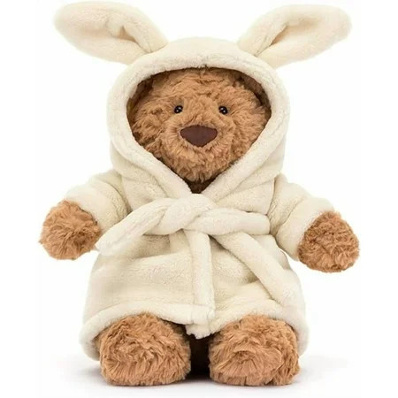 Jellycat Bartholomew Bear with Bathrobe Stuffed Animal, 10 inches - Teddy Bear Plush - Soft & Huggable - Classic Children's Gift | Walmart (US)