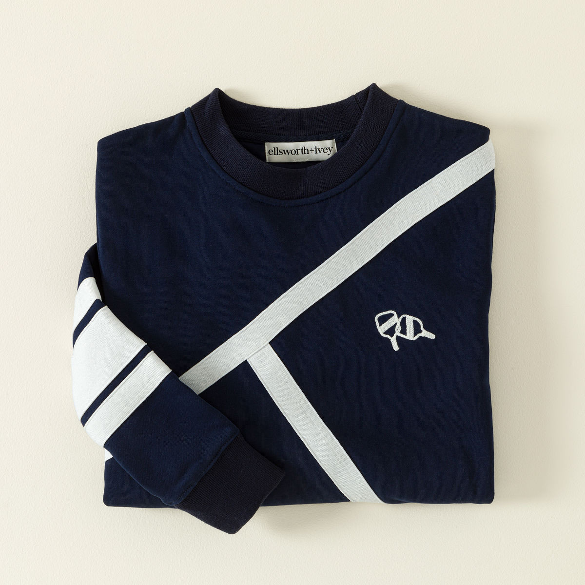 On The Court Pickleball Embroidered Sweatshirt | UncommonGoods