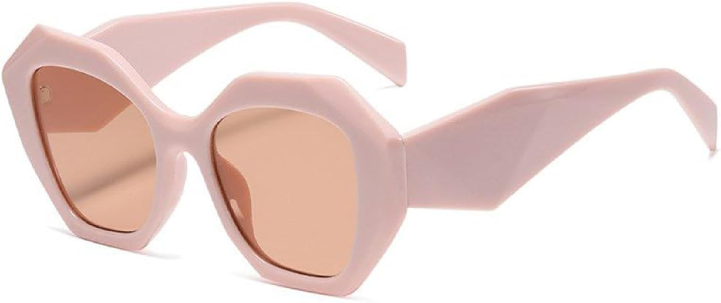 Oversized Irregular Sunglasses Women Luxury Unique Polygon Sun Glasses for Men Fashion Big Frame ... | Amazon (US)