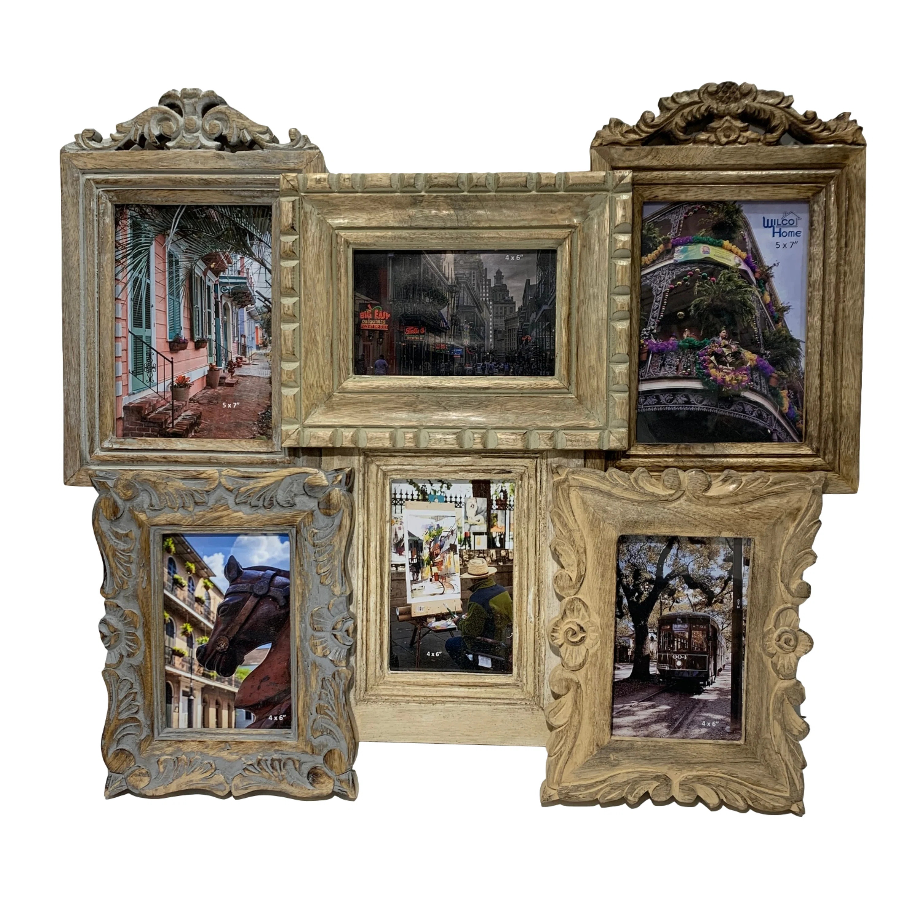 Oliverson Wood Embossed Picture Frame | Wayfair North America