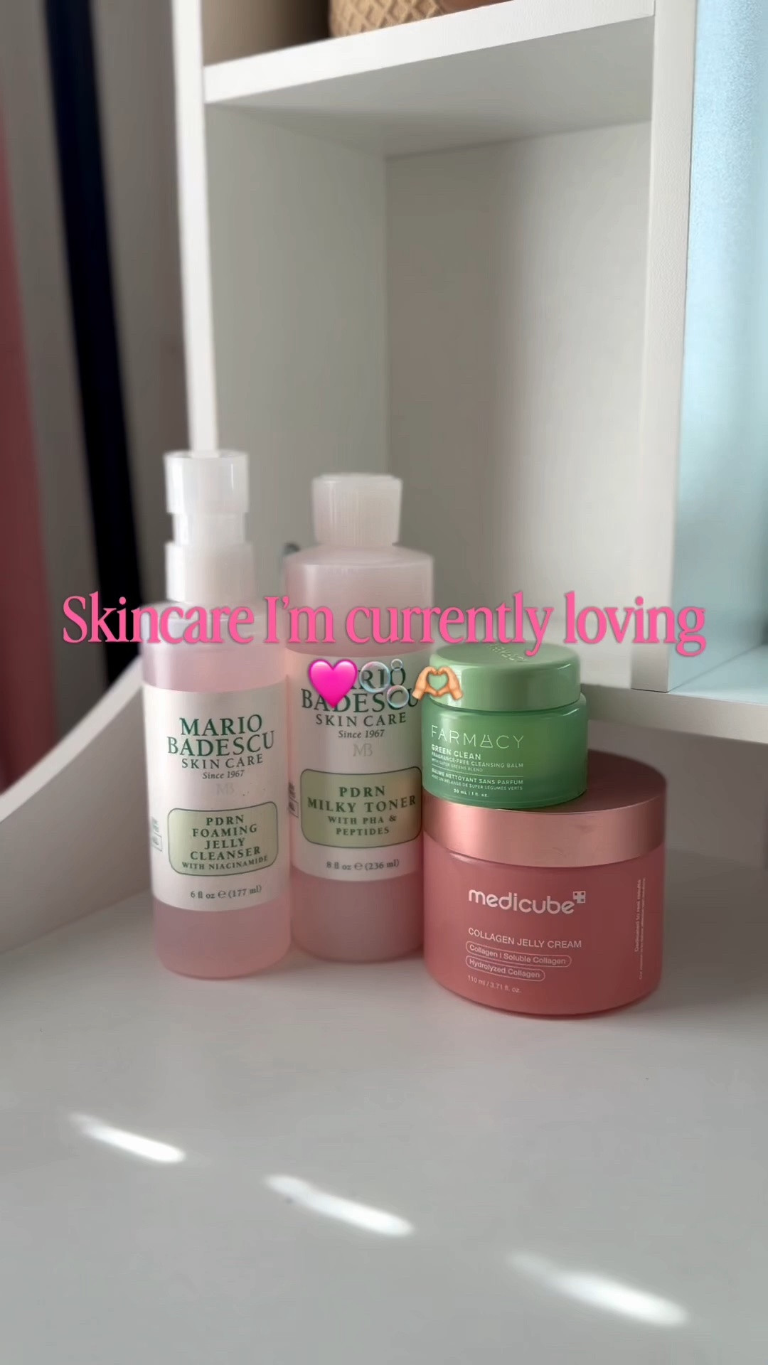 Nighttime skincare lineup 🌙✨ A few products currently earning a permanent spot on my bathroom counter. Linking everything I’ve been using lately on LTK 🤍 @mariobadescu

#LTKselfcare #LTKvlog #LTKBeauty