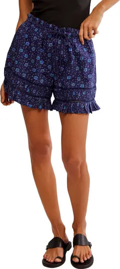Free People Cambridge Floral Ruffle Shorts | Nordstrom | Nordstrom