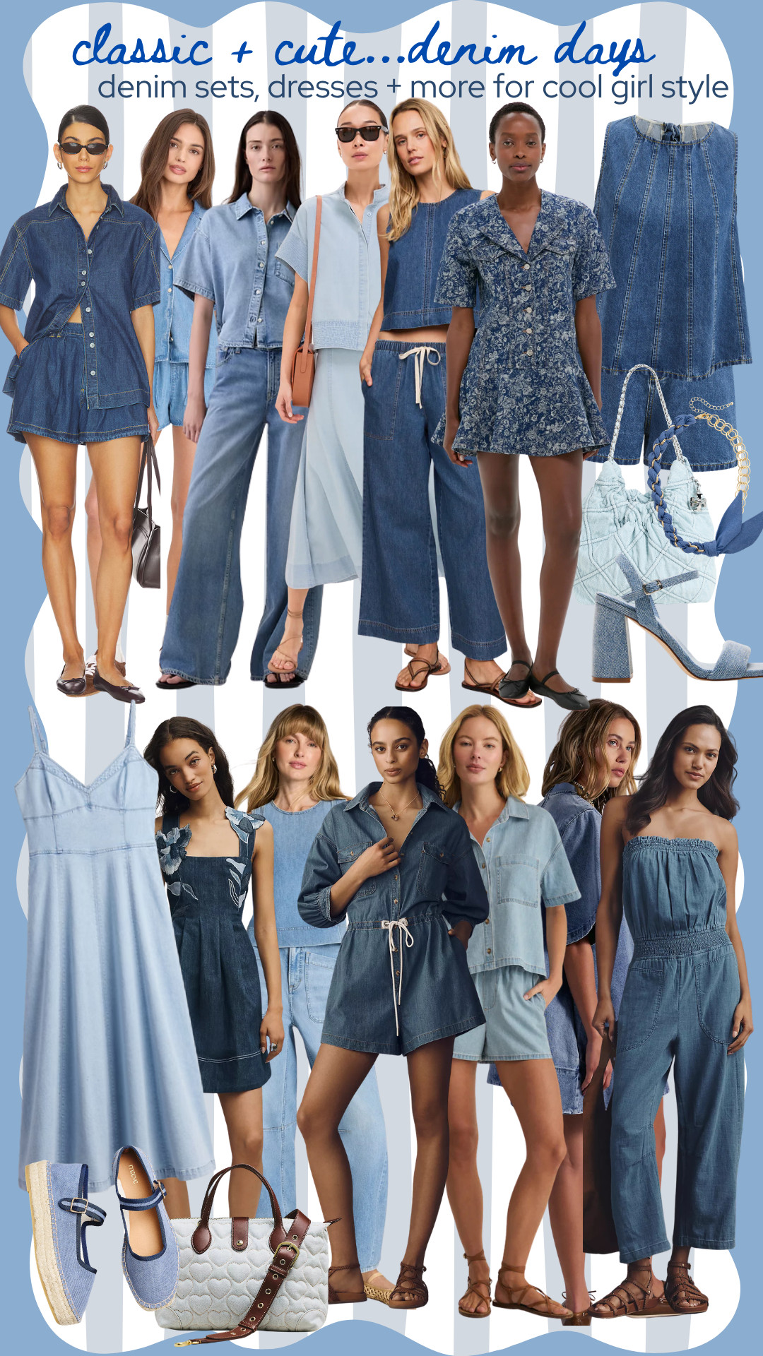 denim days 💙 classic + cute sets, dresses & everyday staples—linking all my cool girl faves!! 

 #LTKootd #LTKSeasonal #LTKActive