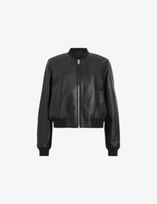 Orten leather bomber jacket | Selfridges