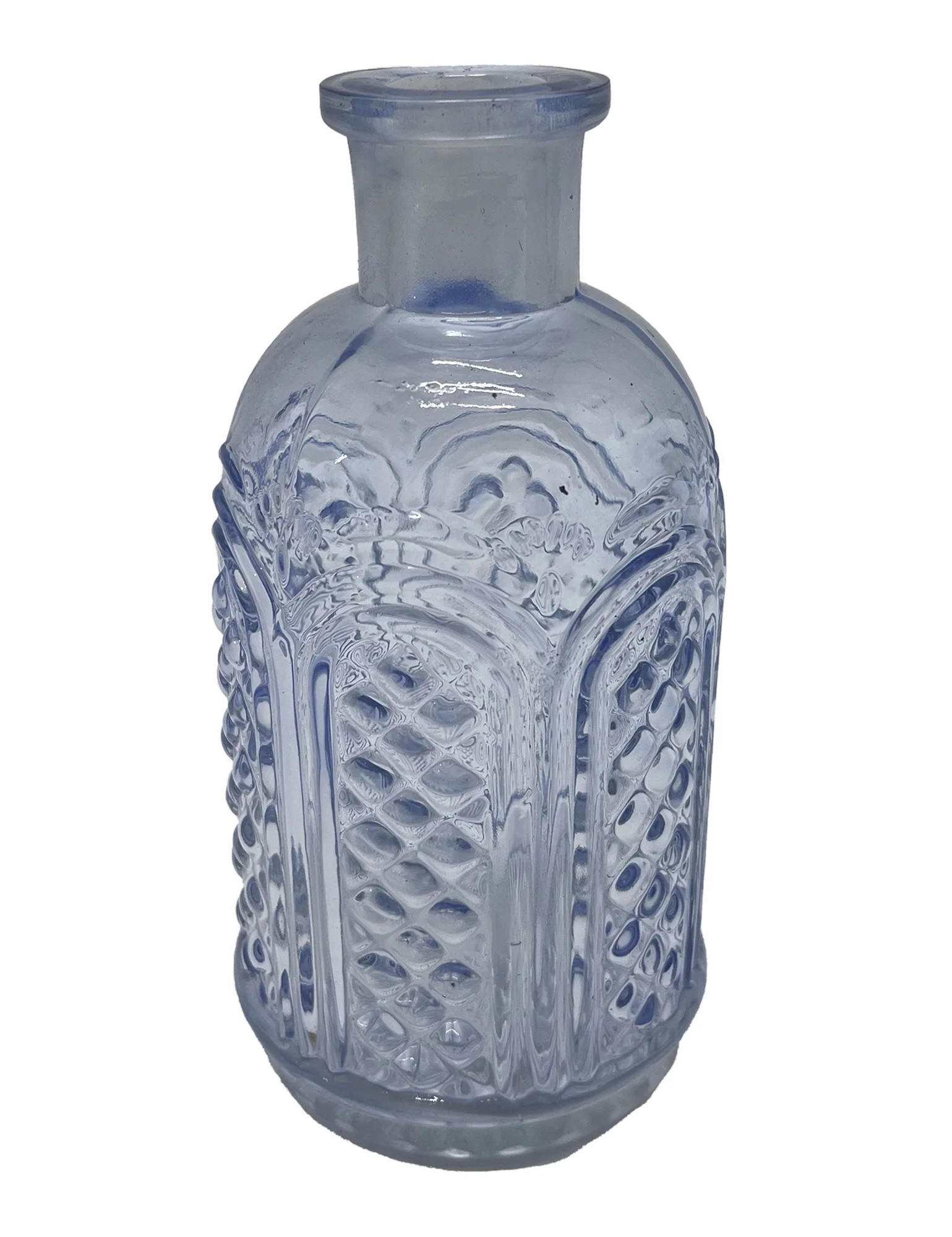 Bridgerton Translucent Glass Tabletop Indoor Vase, 5.12", Blue | Walmart (US)