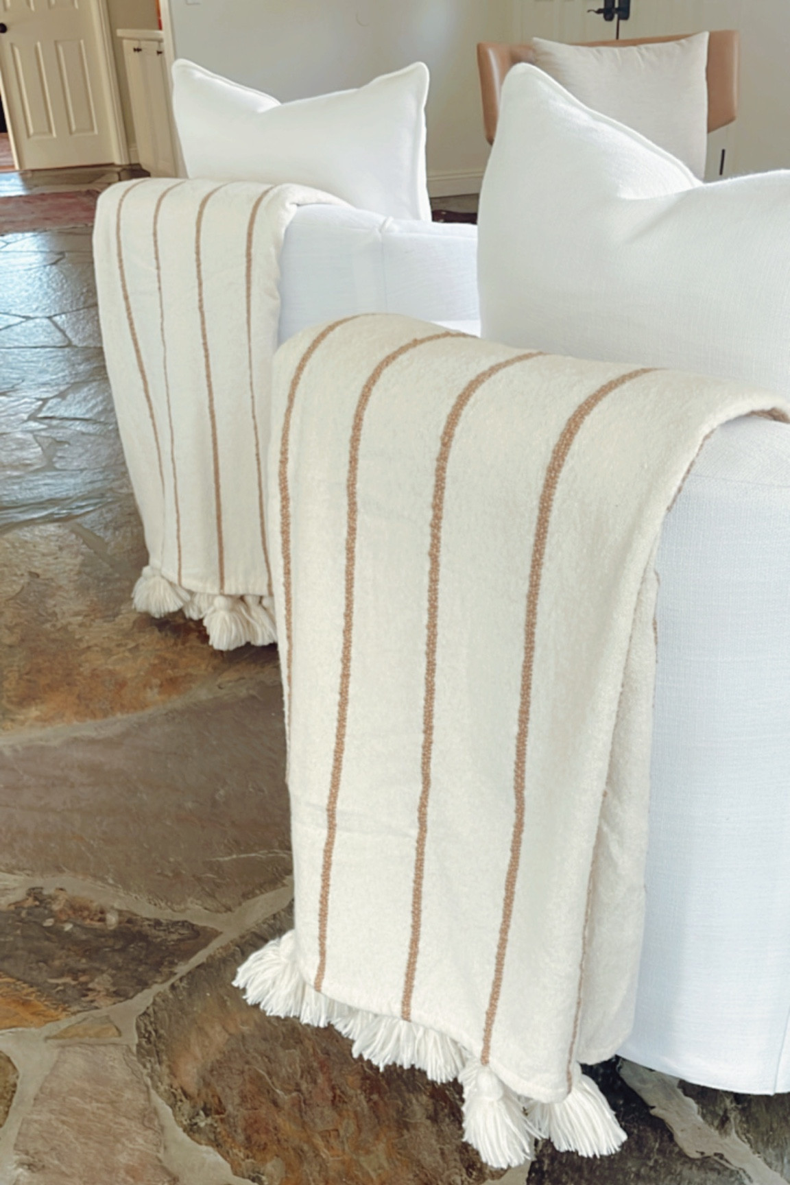 Love these striped Target throw blankets with pompom fringe! 

#cozyhome #targetfinds #targetfavorites #targetstyle #targethome

#LTKhome #LTKfindsunder100