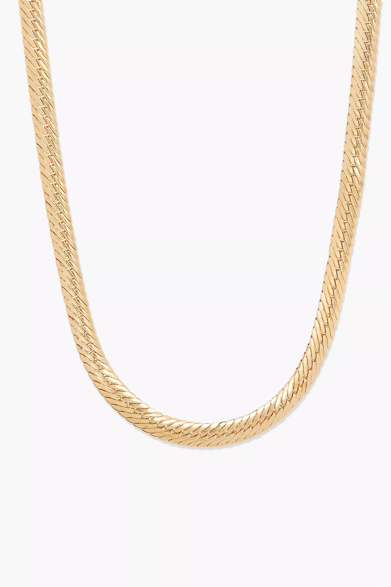 Brook & York Compressed Curb Chain Necklace | Anthropologie (US)