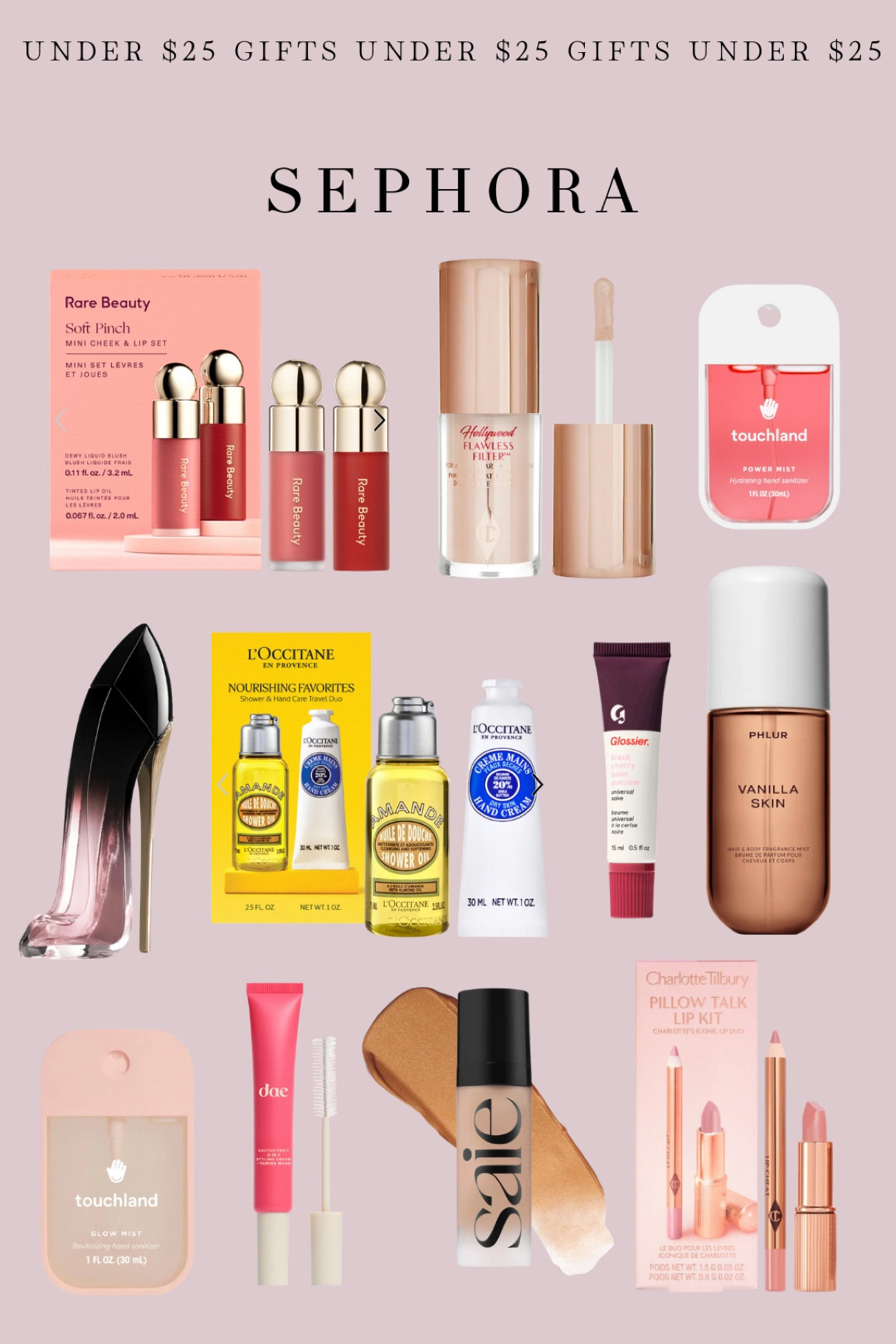 Gifts under $25 at Sephora!! 💄💋

#LTKFindsUnder50 #LTKBeauty #LTKGiftGuide