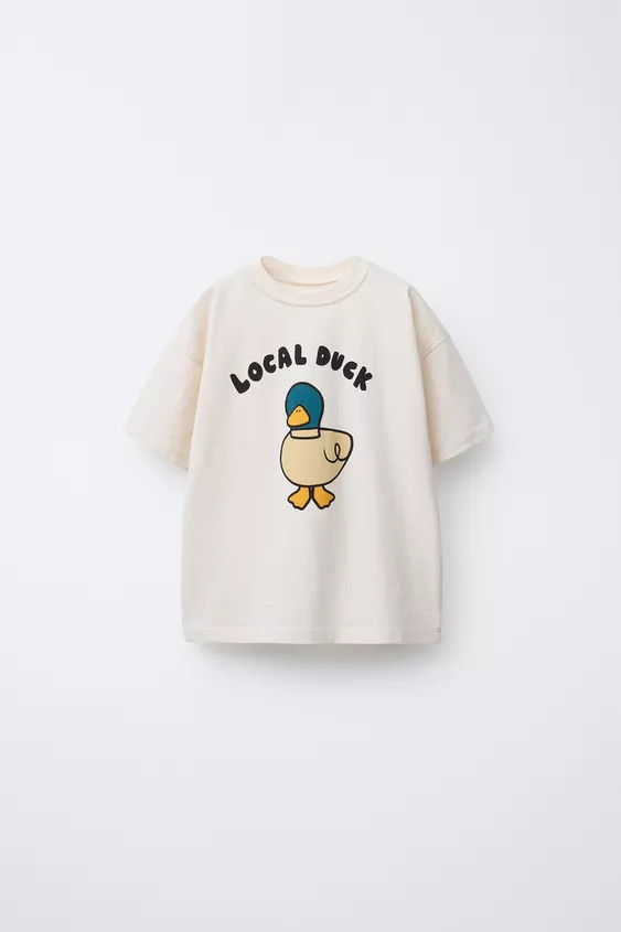 DUCK PRINT T-SHIRT | Zara US