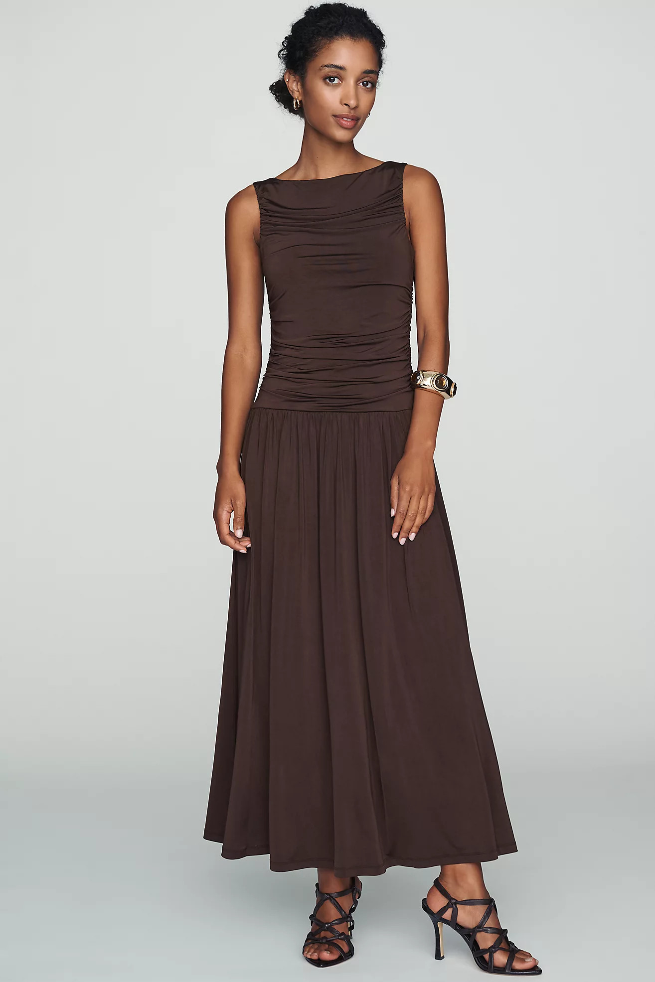 Ruched Maxi Dress | Anthropologie (US)