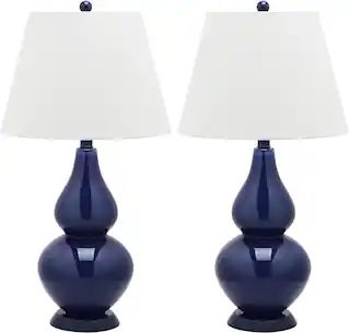 Cybil Double Gourd Table Lamp Set in Navy | Michaels | Michaels Stores