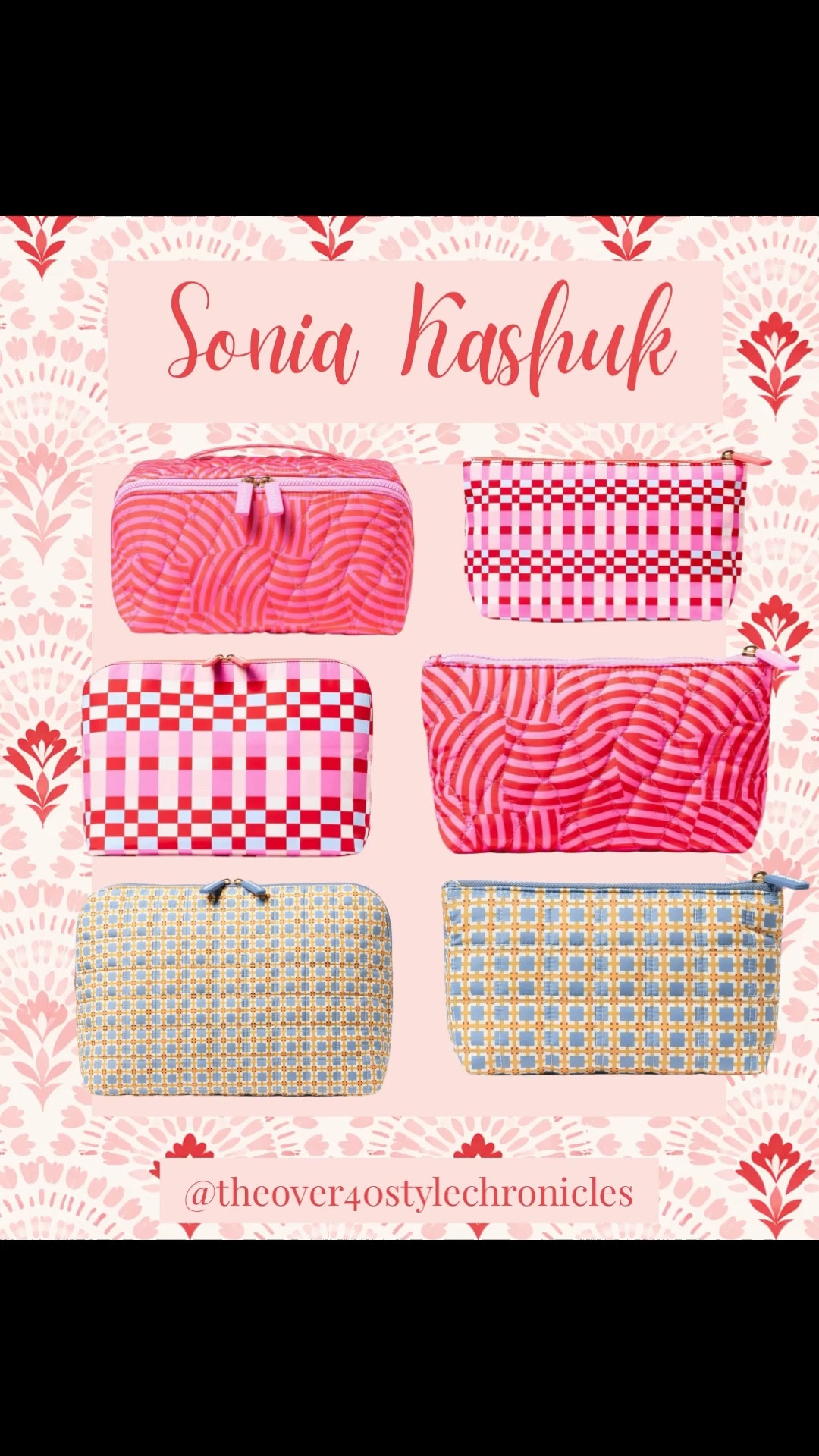 These Sonia Kashuk cosmetic and travel bags are too good to pass up. The patterns feel fresh but still classic, and the sizes are perfect for everything from everyday makeup to packing for a weekend trip. I love finding pieces that look elevated without the price tag, and these are exactly that. Such an easy way to add a little personality to your routine.

Sonia Kashuk Target, Target finds, Target style, cosmetic bags, makeup bags, travel bags, toiletry bags, organizer pouches, affordable accessories, chic organization, patterned bags, beauty storage, travel essentials, everyday organization, classic style, preppy style, Target beauty, Target accessories

#LTKTravel #LTKBeauty #LTKselfcare
