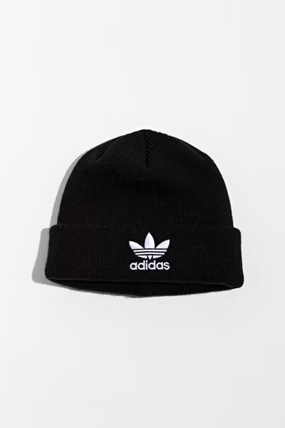 adidas Originals Trefoil Logo Ribbed Knit Beanie | Urban Outfitters | Urban Outfitters (US and RoW)