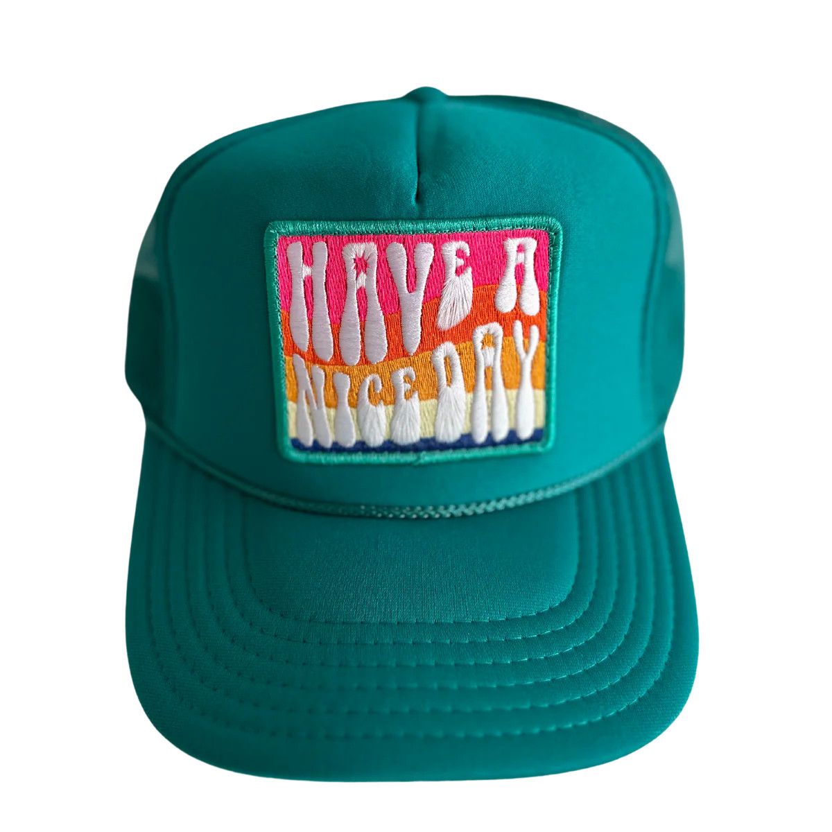 Have A Nice Day Patch Trucker Hat | Local Beach