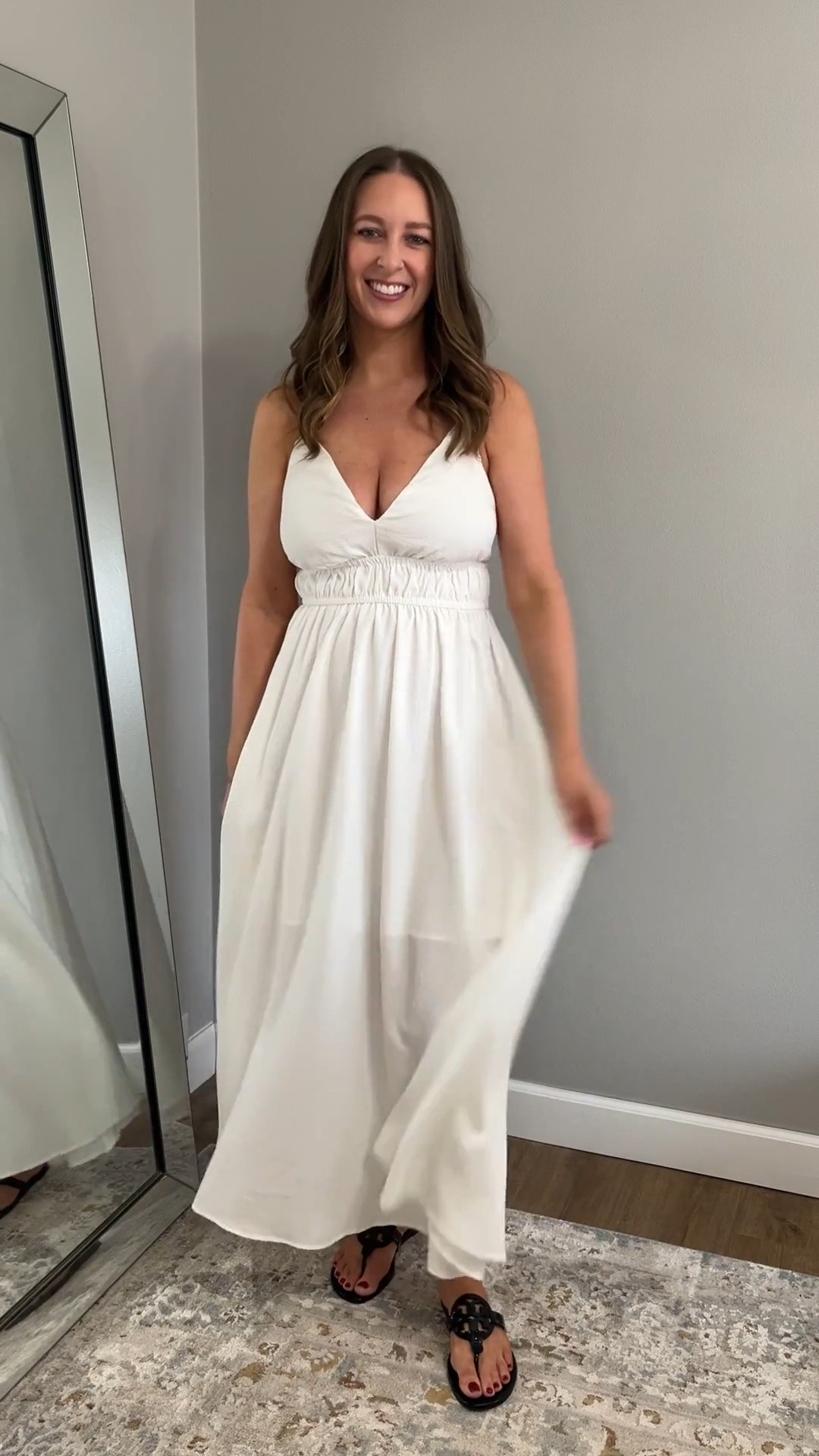 Love this new dress I got in- very Greek goddessy & perfect for warm weather!

Wearing size small 

Spring dress // spring outfit // summer dress // summer outfit // summer outfits 2026 // resort wear // resort dress // spring outfits 2026 // date night outfits // spring dresses // resort wear 2026 // vacation outfits beach // spring break outfits // tropical vacation // vacation outfits // beach outfit // swim look // swim outfits // beach outfits // tropical vacation // cruise outfit // cruise dress // swim coverup // baby shower dress // baby shower outfit // wedding shower dress // wedding shower outfit // bridal shower outfit // bridal shower dress // work outfit // office outfit // event dress // summer dresses // white dress // honeymoon outfit // honeymoon dress // European summer // Greece vacation // Italian summer // European vacation // Italian vacation // festival outfit // festival style // festival dress

#LTKSeasonal #LTKTravel #LTKootd