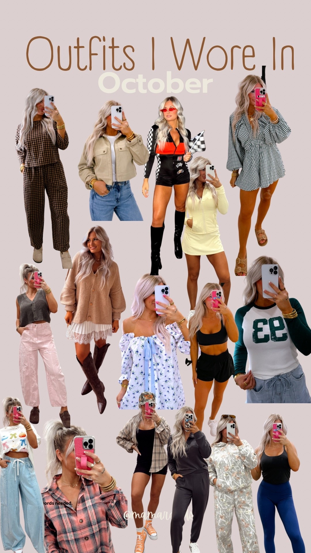 Favorite fits from October!! 🎃 

#LTKStyleTip #LTKSeasonal #LTKGiftGuide