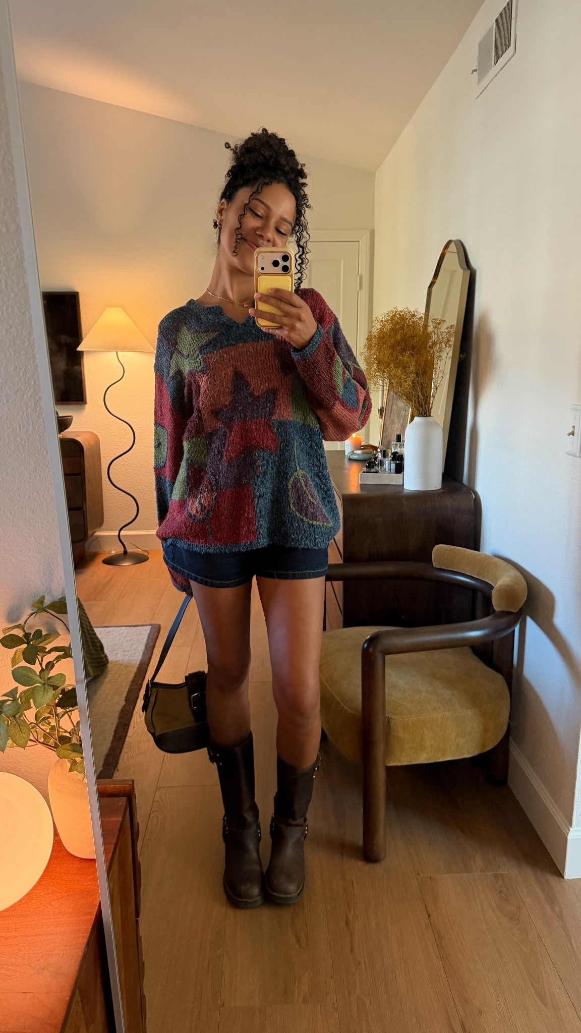 sweater and bag are thrifted but tagged the rest!🤎

#LTKTall #LTKSeasonal