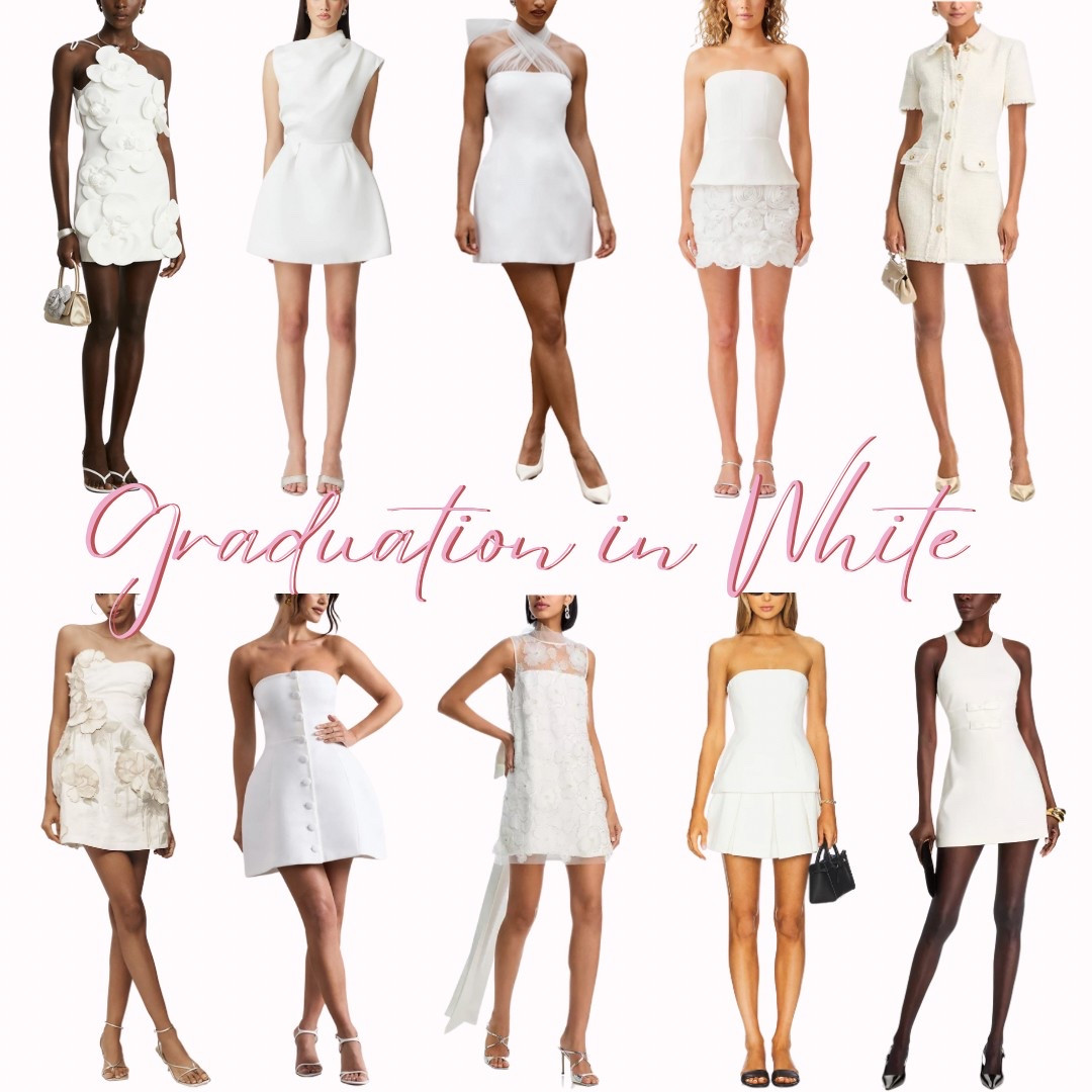 Graduation is right around the corner and these would make the perfect dress for your special day! 

#graduation #dress #white #graudationdress

#LTKFindsUnder100 #LTKWedding #LTKSeasonal