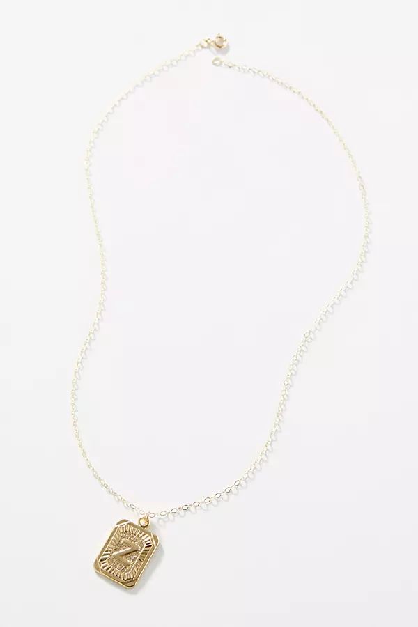 Whim Monogram Pendant Necklace By Whim Jewelry in | Anthropologie (US)