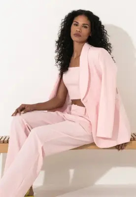 Blazer Traymon Gola Smoking Rosa Claro | Dafiti (BR)