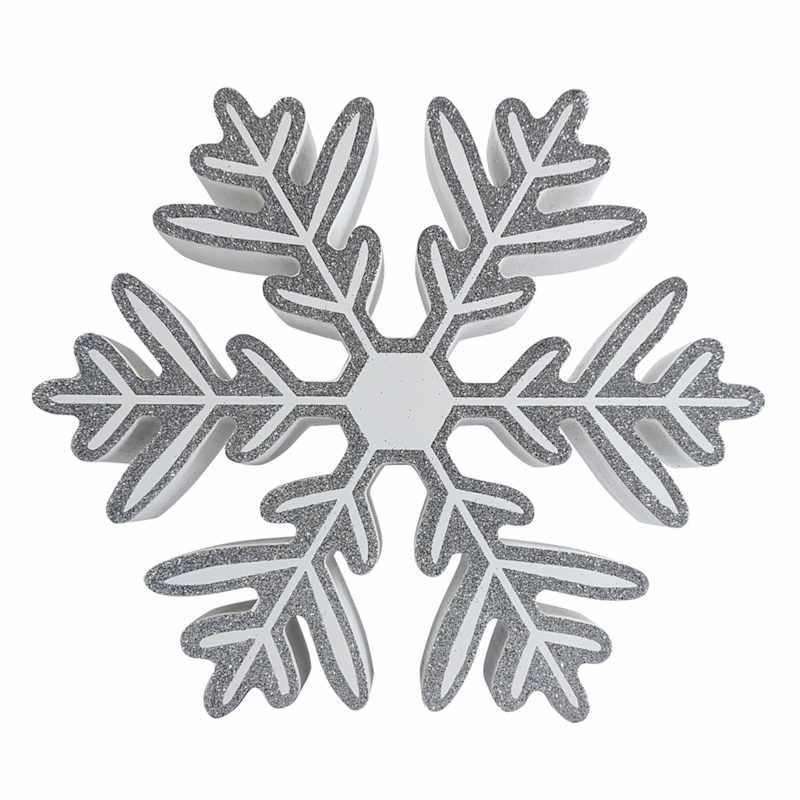 Wooden Block Snowflake | At Home