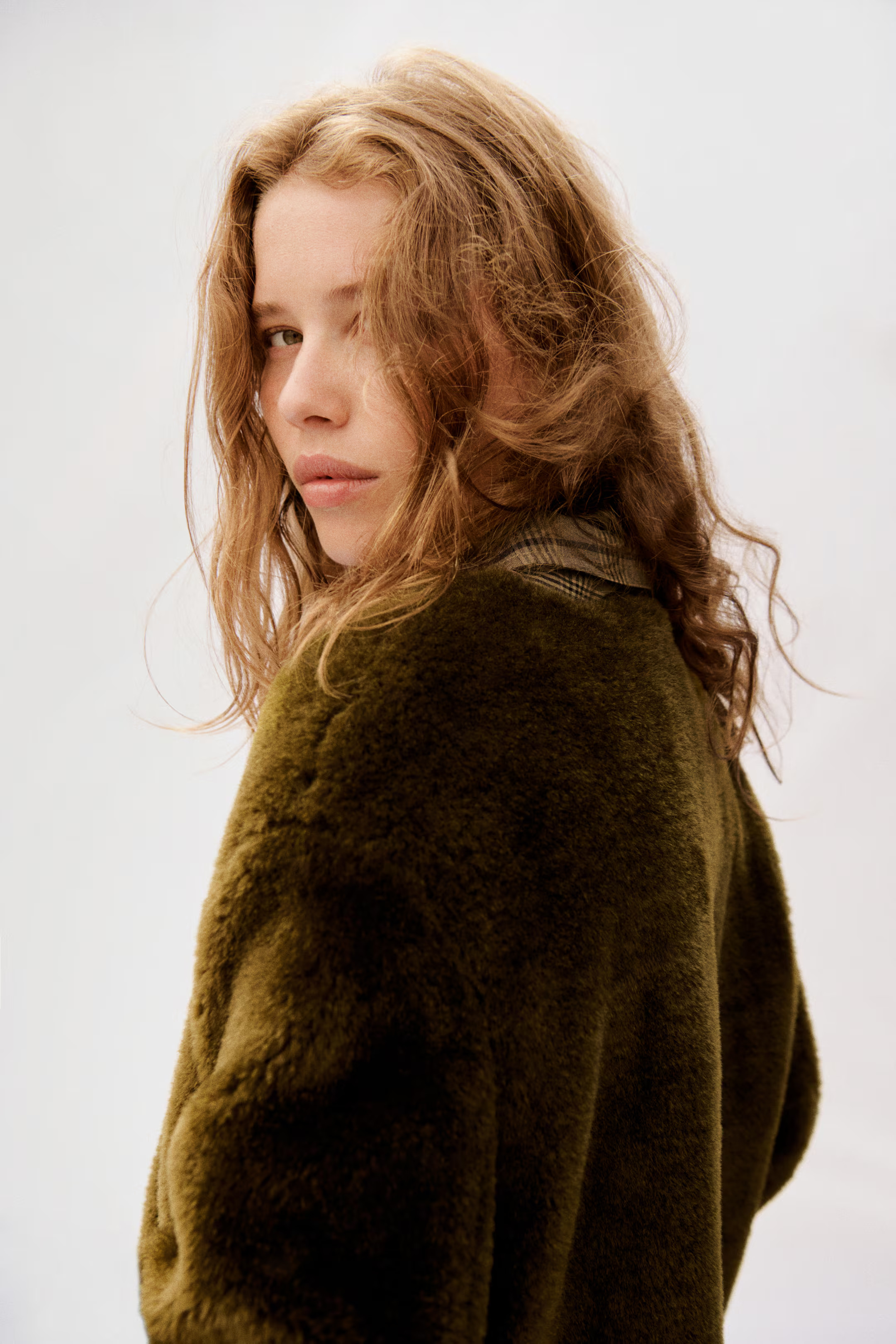 Jacket - Dark khaki green - Ladies | H&M GB | H&M (UK, MY, IN, SG, PH, TW, HK)