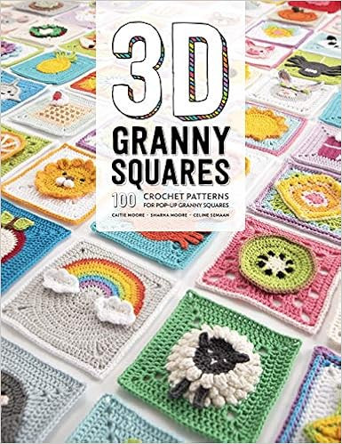 3D Granny Squares: 100 crochet patterns for pop-up granny squares | Amazon (US)