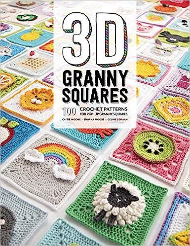 3D Granny Squares: 100 crochet patterns for pop-up granny squares | Amazon (US)