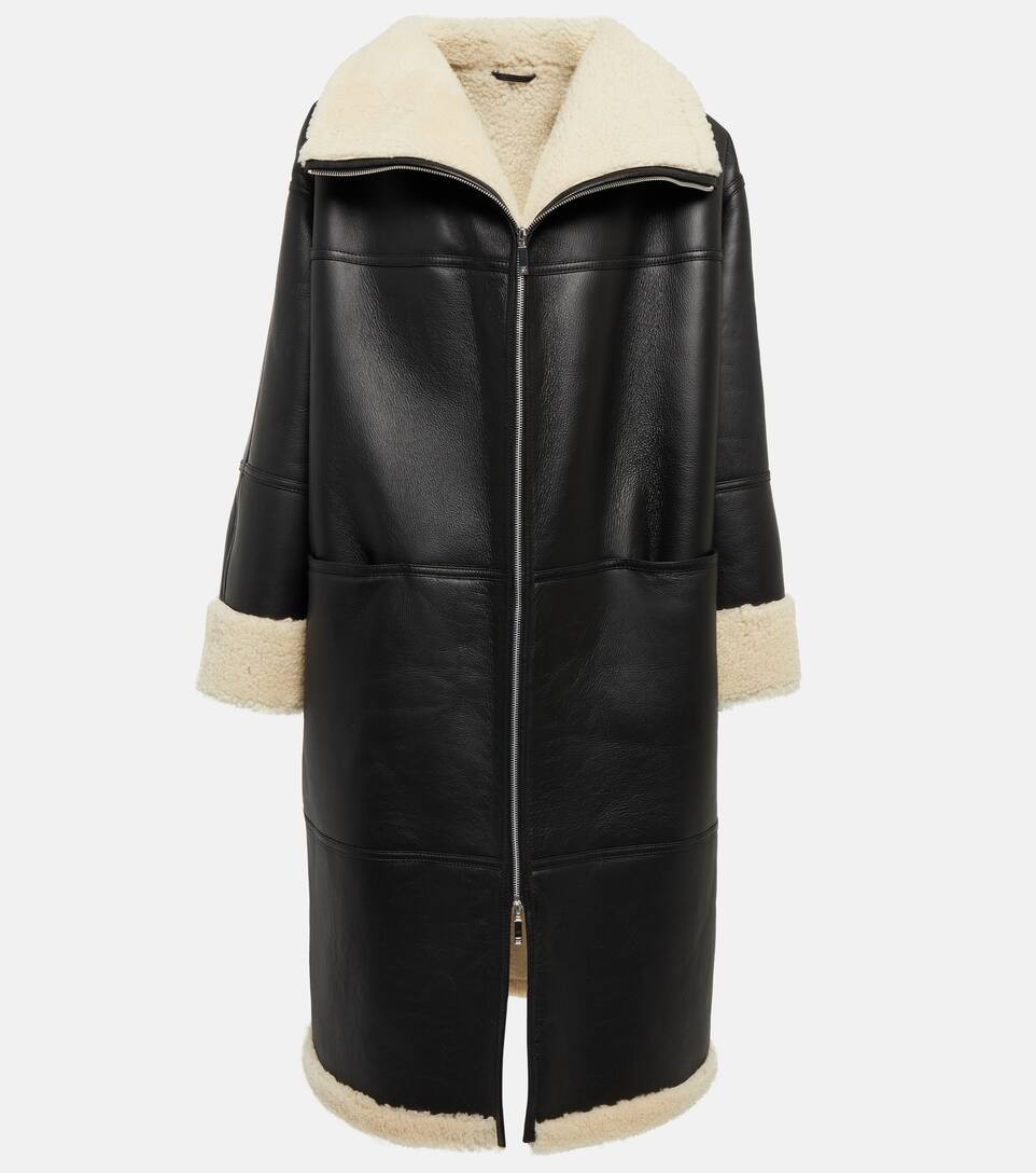 Manteau en daim et shearling | Mytheresa (FR)
