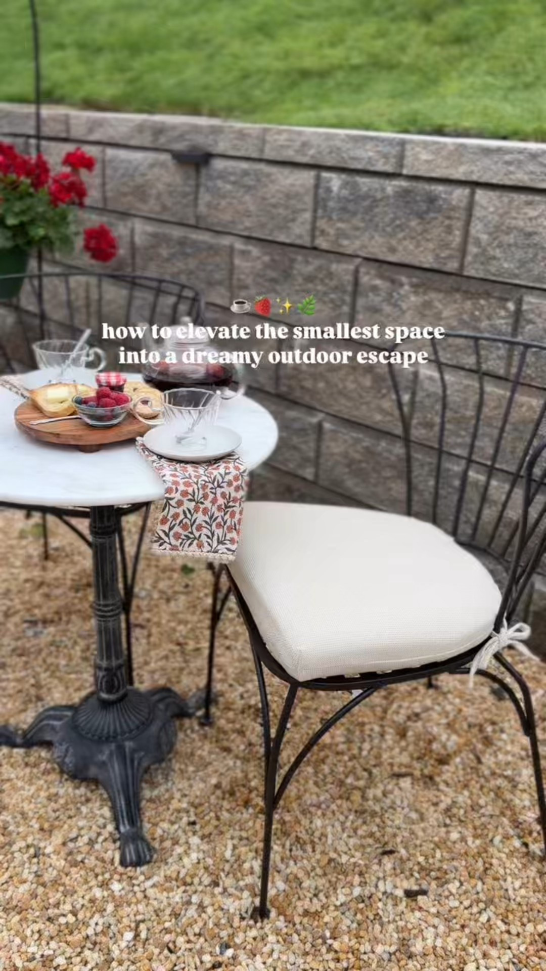 here's your reminder that you don't need a huge outdoor space to create some magic 😍✨

Step 1: bistro set & tea goodies from @worldmarket

Step 2: pick a spot in your backyard!

#worldmarketpartner #worldmarketfinds #outdoorliving #gardeninspo

#LTKHome