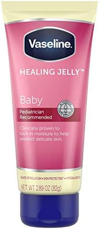 Vaseline Healing Jelly Petroleum Jelly For Diaper Rash Moisturizer For Baby Hypoallergenic Skin P... | Amazon (US)