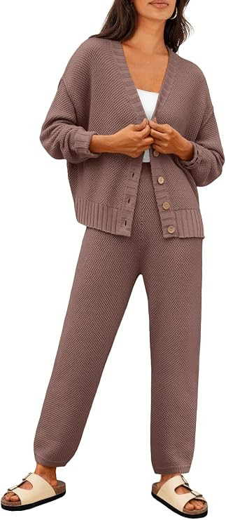 LILLUSORY Women 2 Piece Sweater Matching Lounge Sets 2026 Fall Outfit | Amazon (US)