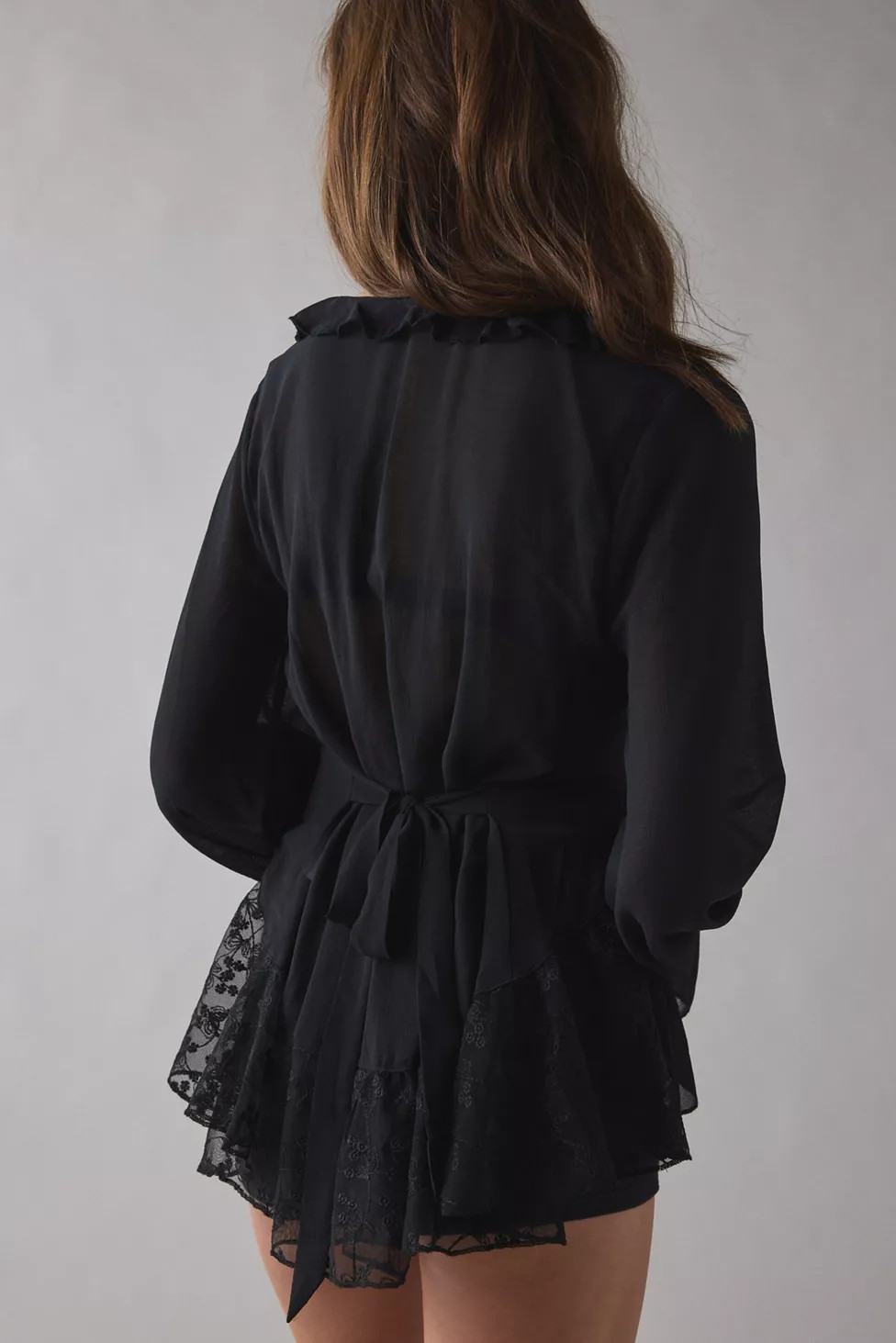 Kimchi Blue Dream Catcher Ruffle Bell Sleeve Flyaway Blouse | Urban Outfitters (US and RoW)