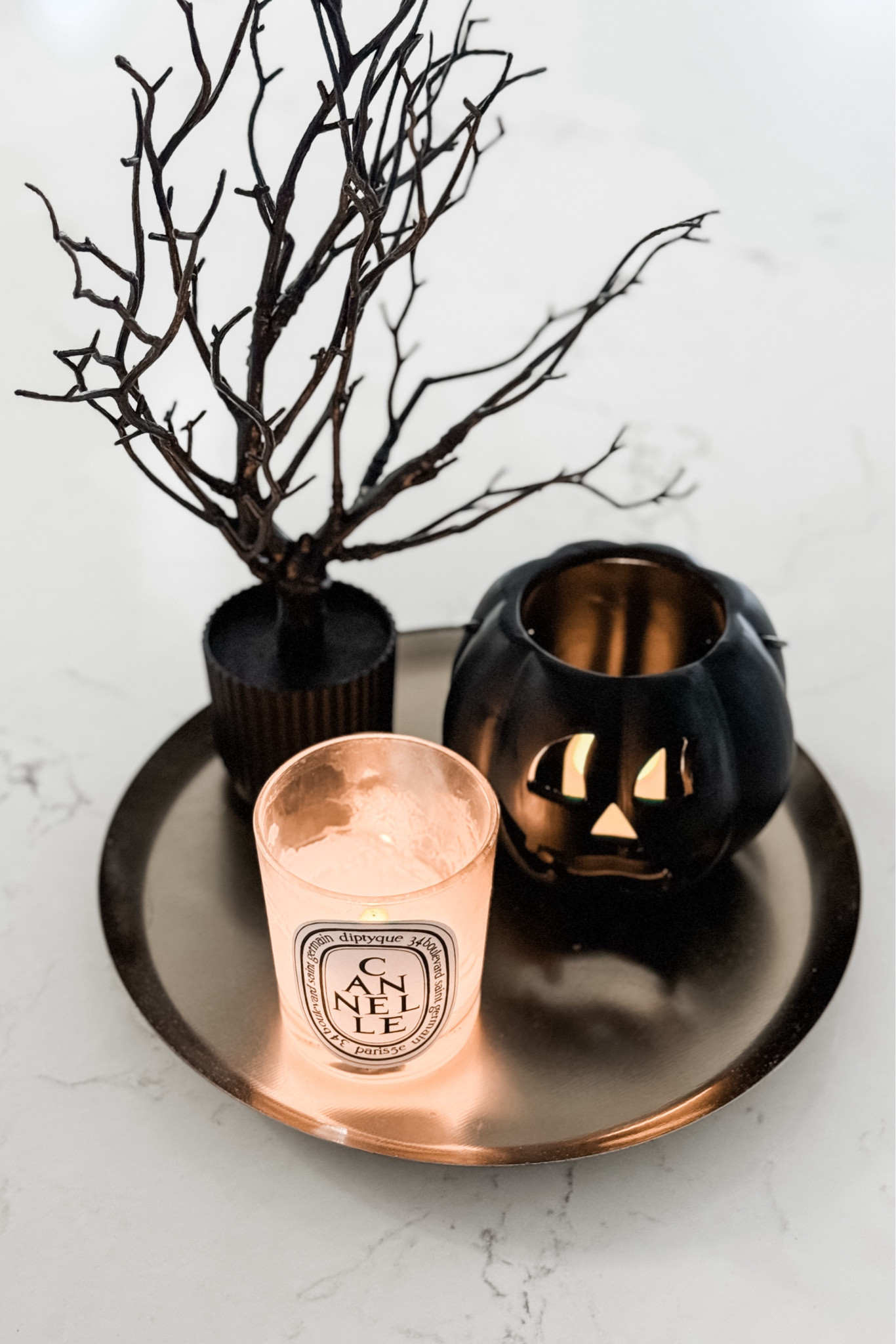 A festive little space on our kitchen island. 🎃🕯️🖤

*My exact tree was a Target Bullseye’s Playground purchase last year, but I’ve linked similar options

#LTKHalloween #LTKHome #LTKSeasonal