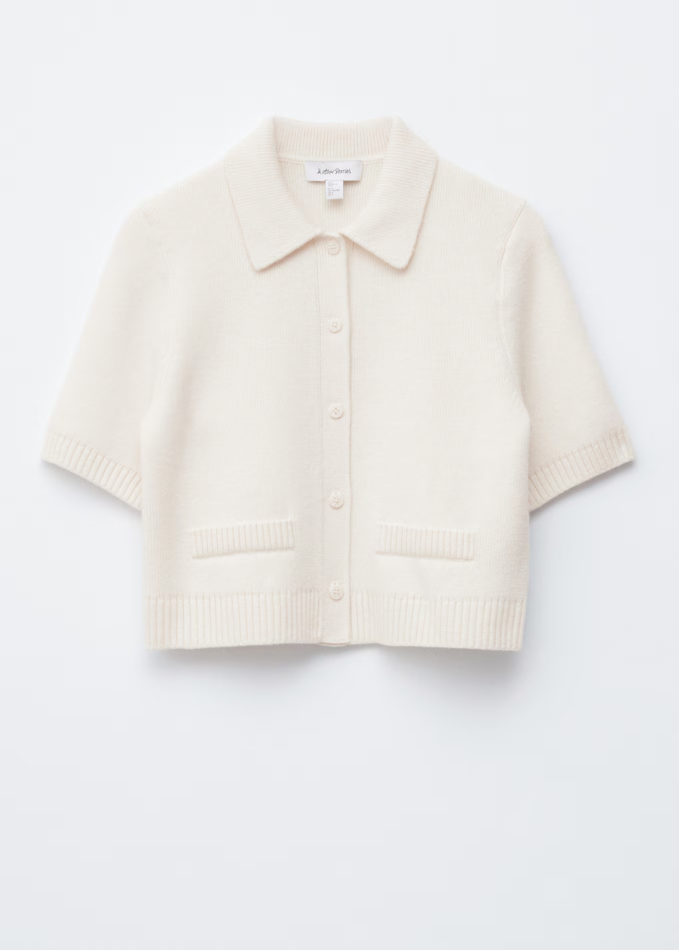 Knitted Short-Sleeve Cardigan | & Other Stories UK