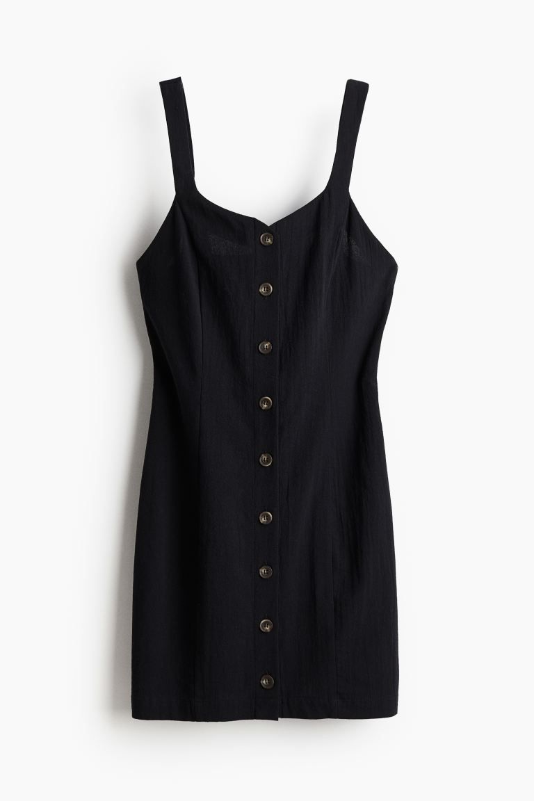 Button-front Cotton Dress | H&M (US + CA)