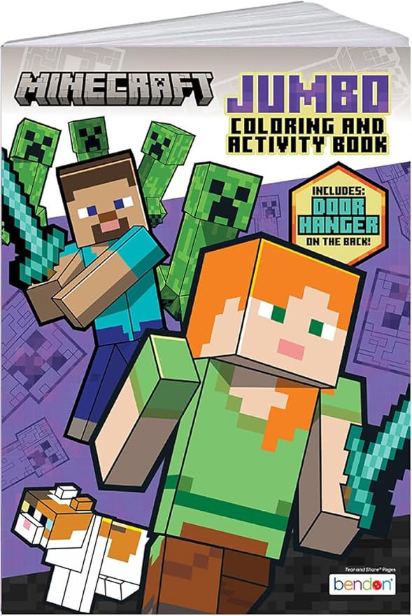 Bendon Minecraft Coloring Book | Activity Book | Minecraft Pixel Art | Video Game Coloring Books ... | Amazon (US)