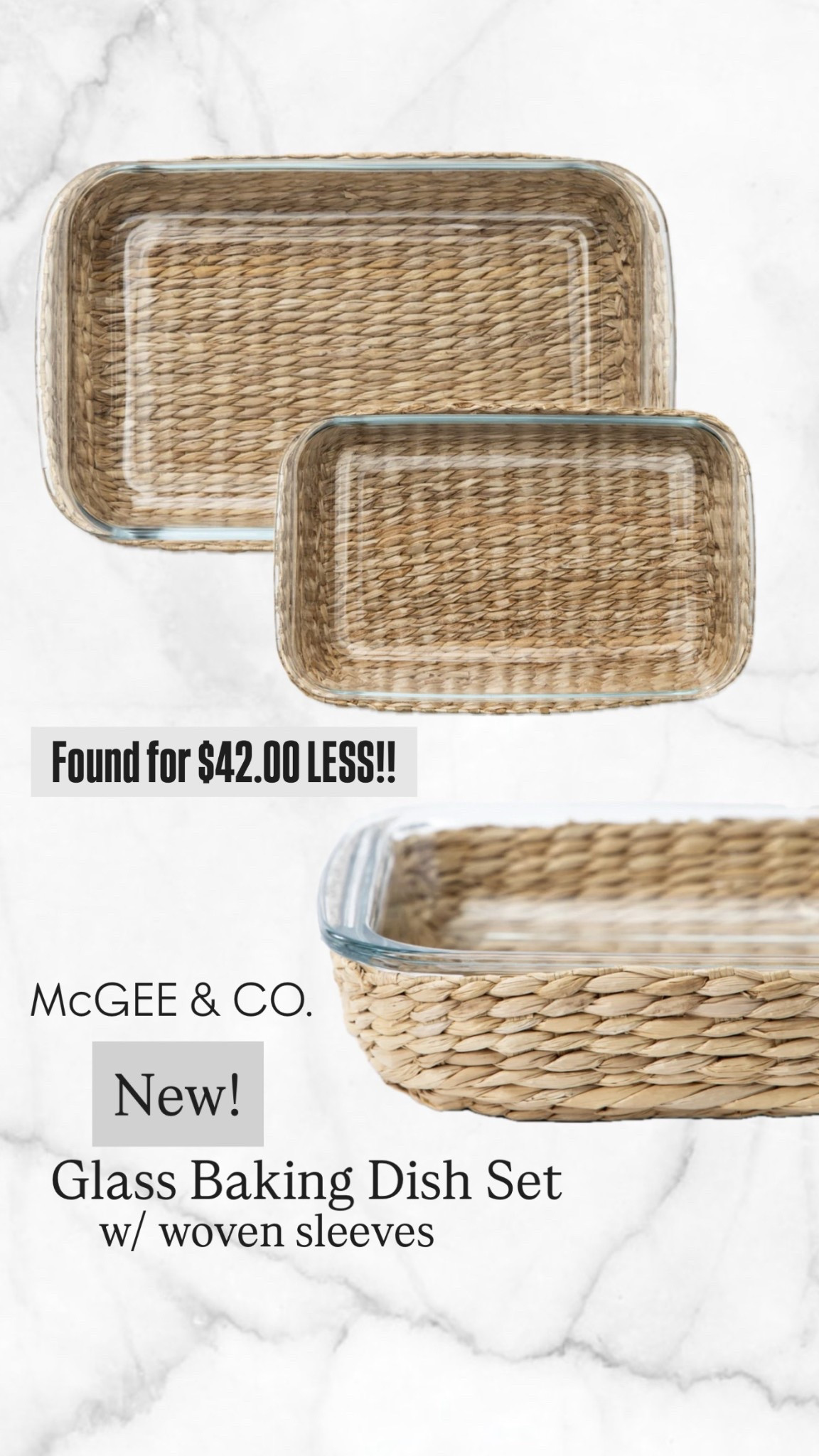 McGee & Co | Amazon Finds | kitchen bakeware | kitchen essentials | baking dishes | glass baking dish 

#LTKSaleAlert #LTKHome #LTKFindsUnder100